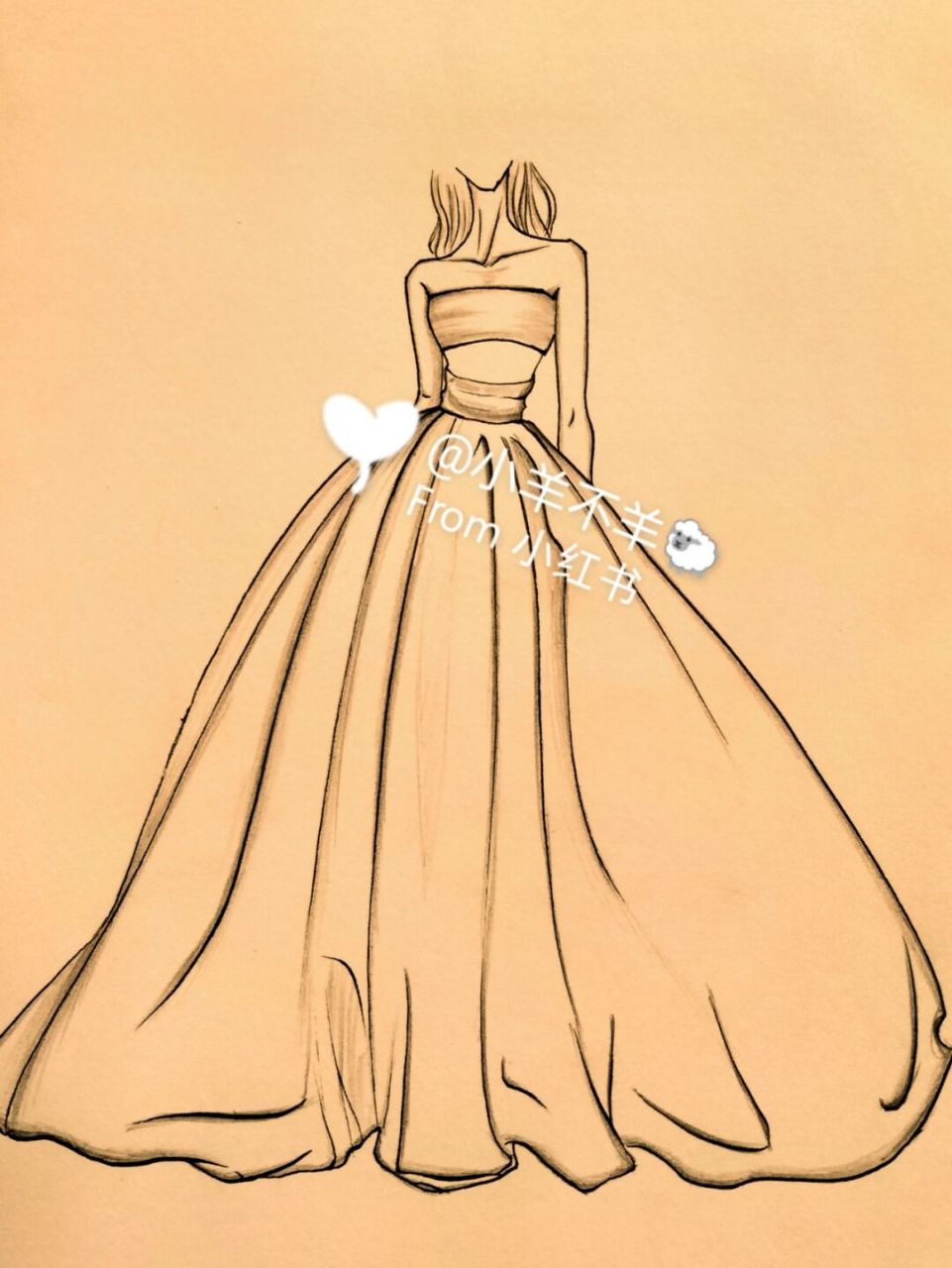 婚紗禮服與健身器材 當(dāng)優(yōu)雅邂逅力量——美女黑白簡(jiǎn)筆畫繪畫教程
